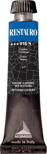 Maimeri Varnish Restauro Peinture de restauration Cerulean 416 20 ml 1 pc