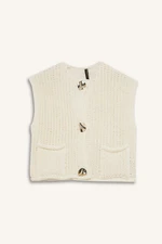 DEFACTO Relax Fit Buttoned Pocket Knit Vest