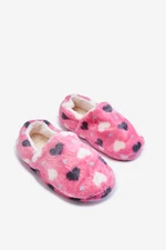 Children's insulated slippers In the heart Pink Meyra