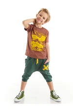 Denokids Cool Gang Boys T-shirt Capri Shorts Set