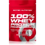 Scitec Nutrition 100% Whey Protein Professional syrovátkový protein s trávícími enzymy příchuť Strawberry 1000 g