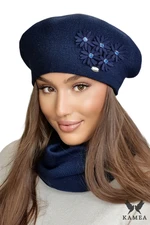 Kamea Woman's Beret K.22.051.12 Navy Blue