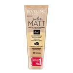 Eveline Satin Matt Mattifying & Covering Foundation 4in1 tekutý make-up s matujícím účinkem 103 Natural 30 ml