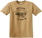 Sex Pistols Tričko Seen 'Em Unisex Old Gold M