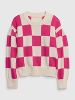 GAP Kids sweater with checkerboard - Girls