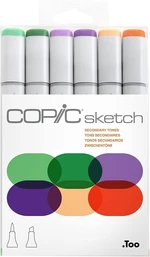 Copic Sketch Fixky Secondary Tones 6 ks