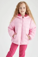 DEFACTO Girl's Hooded Puffer Coat