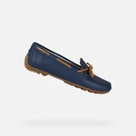 Dark blue women's moccasins Geox Kosmopolis + Grip - Women's