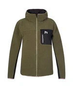 Women's warm sweatshirt Hannah KOALA HOODY ivy green/anthracite