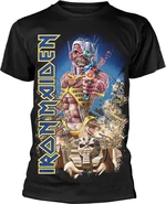 Iron Maiden T-Shirt Somewhere Back in Time Unisex Black 2XL