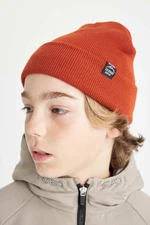 DEFACTO Boy's Woven Label Knitted Beret V1853A624WN