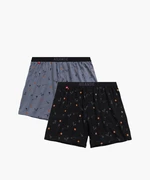 Men's loose boxer shorts ATLANTIC 2Pack - multicolored