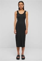 Women's Long Rib Dress Black