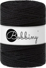 Bobbiny 3PLY Macrame Rope 5 mm 100 m Black Špagát