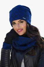 Kamea Woman's Set Hat&Scarf K.17.254.12 Navy Blue