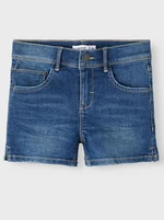 Blue Girly Denim Shorts name it Salli - Girls