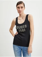 Black women's tank top Guess