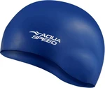 AQUA SPEED Unisex's Swimming Cap Mono Navy Blue Pattern 10