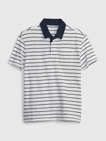 GAP Kids Striped Polo T-shirt - Boys