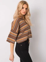 Brown blouse Maya RUE PARIS