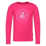 Pink children's T-shirt with print ALPINE PRO ECCO