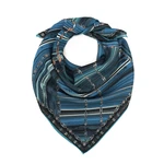 Art Of Polo Woman's Scarf Szq013-4 Navy Blue