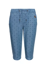 Modré holčičí vzorované 3/4 kalhoty SAM 73