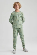 DEFACTO 2 piece Regular Fit Knitted Pyjamas