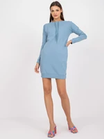 Basic dusty blue sports dress