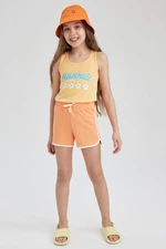 DEFACTO Girl Sweatshirt Fabric Shorts