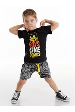 Denokids Comic Book Boys' T-Shirt-Shorts Set