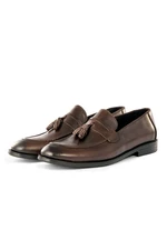 Ducavelli Quaste Genuine Leather Men's Classic Shoes, Loafers Classic Shoes, Loafers.