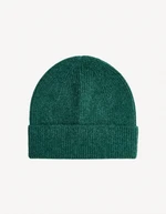 Green men's winter hat Celio Viribean