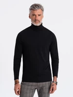 Ombre Men's turtleneck longsleeve - black