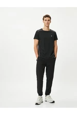 Koton Jogger Sweatpants. Elastic Waist Zipper, Pocket Detailed.