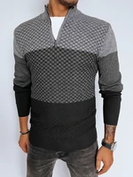 Men's gray-black sweater Dstreet