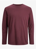 Burgundy Men's Basic T-Shirt Jack & Jones Basic - Men's