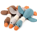 Reedog Plush Duck, plyšová pískací hračka, 32 cm - hnědá