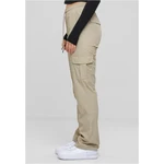 Women's Nylon Cargo Pants Concrete