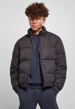 Cropped Puffer Jacket černá