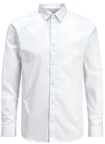 Jack&Jones PLUS Pánská košile JJJOE Slim Fit 12200623 White 3XL