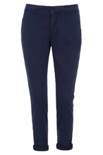 Tommy Hilfiger Trousers - Slim chino 7/8 MSTT GD dark blue