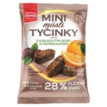 SEMIX Mini müsli bezlepkové tyčinky s kakaovými boby a pomerančem 70 g