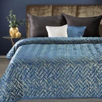 Eurofirany Unisex's Bedspread 387829 Navy Blue