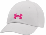 Under Armour Women's UA Blitzing Adjustable Halo Gray/Rebel Pink UNI Czapka z daszkiem