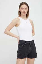 Top Tommy Jeans dámský, bílá barva, DW0DW17382