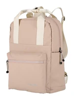 Travelite Basics Canvas Backpack Light brown