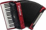 Hohner Bravo III 80 Czerwony Akordeon klawiszowy