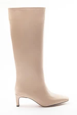 Trendyol Beige Women's Thin Heeled Boots