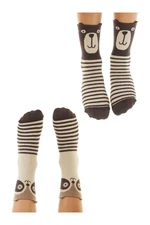 Denokids Bear and Raccoon Boys 2-Pack Socks Set